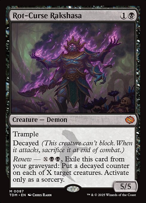 Rot-Curse Rakshasa - Tarkir: Dragonstorm Magic card