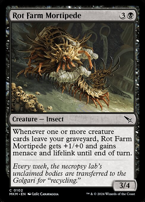 Rot Farm Mortipede art by Loïc Canavaggia