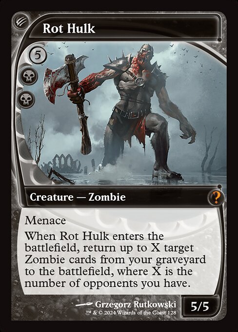 Colosso Marcio (Rot Hulk) - Aetherdrift Commander (#98) - Illustrated by Grzegorz Rutkowski - Magic: The Gathering Card