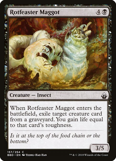 Rotfeaster Maggot - Battlebond Magic card