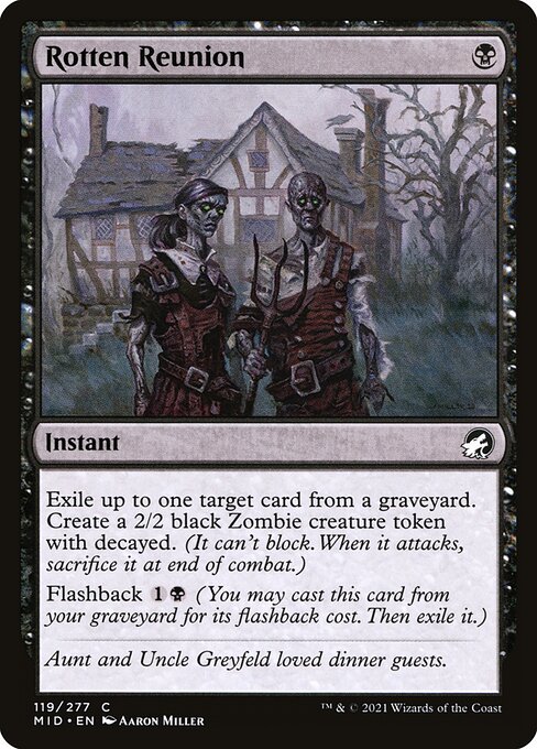 Rotten Reunion - Innistrad: Midnight Hunt Magic card