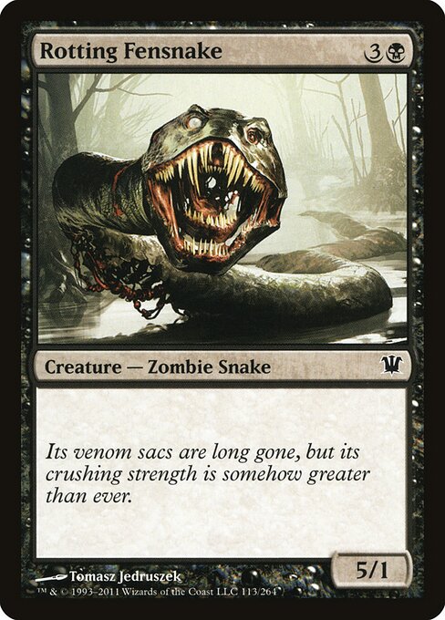 Rotting Fensnake - Innistrad Magic card