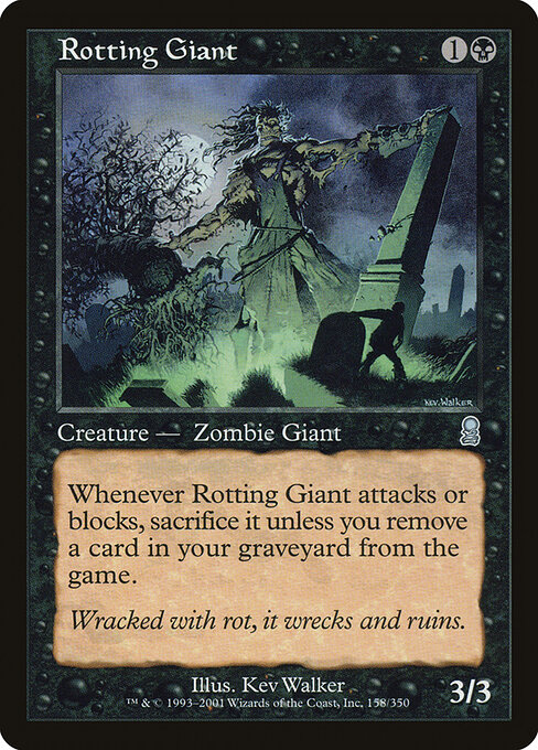 Rotting Giant - Odyssey Magic card