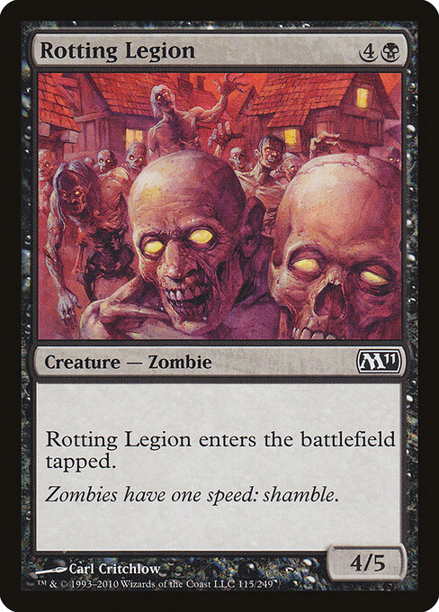 Rotting Legion - Magic 2011 Magic card