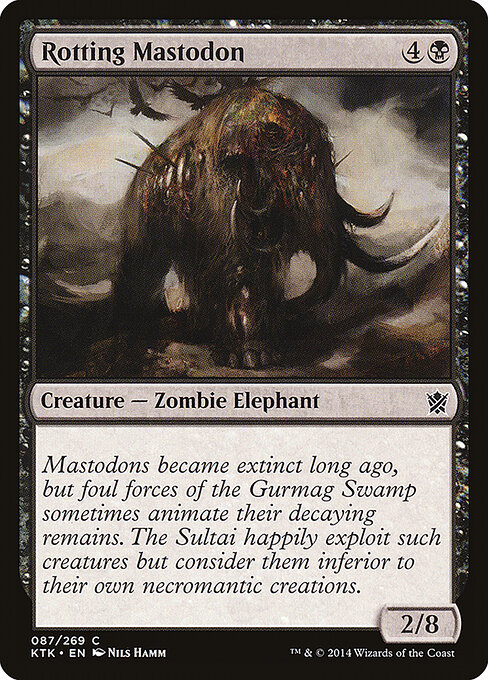 Rotting Mastodon - Khans of Tarkir Magic card
