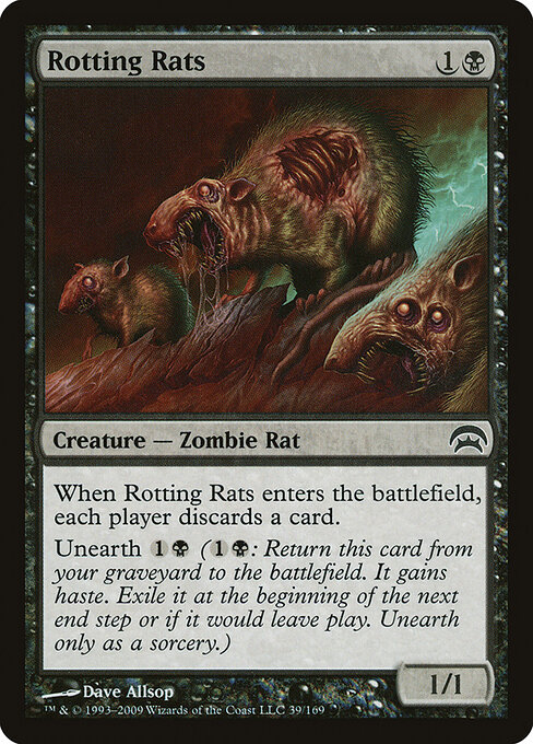 Rotting Rats - Planechase Magic card