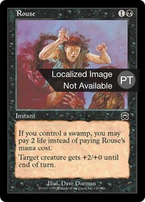 Incitar (Rouse) - Mercadian Masques (#157) - Illustrated by Dave Dorman - Magic: The Gathering Card
