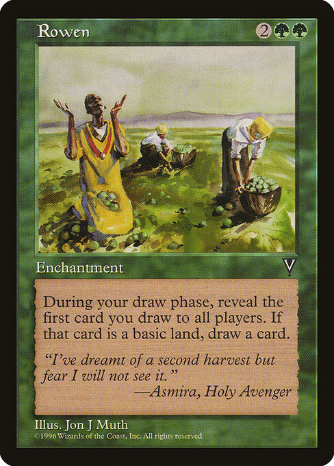 二度目の収穫 (Rowen) - Seventh Edition (#266) - Illustrated by Franz Vohwinkel - Magic: The Gathering Card