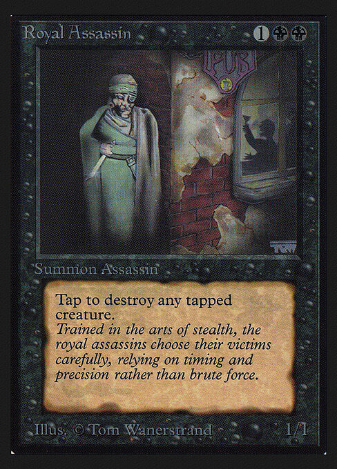 Royal Assassin - Intl. Collectors' Edition (#124) - Illustrated by Tom Wänerstrand - Magic: The Gathering Card