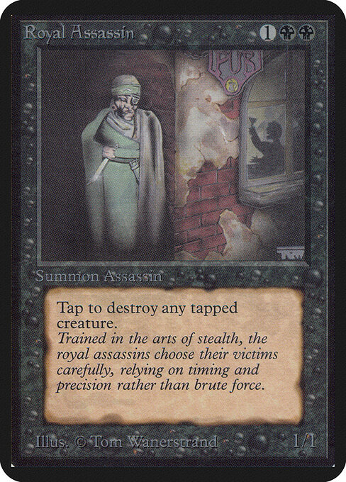 凄腕の暗殺者 (Royal Assassin) - Ninth Edition (#159) - Illustrated by Mark Zug - Magic: The Gathering Card