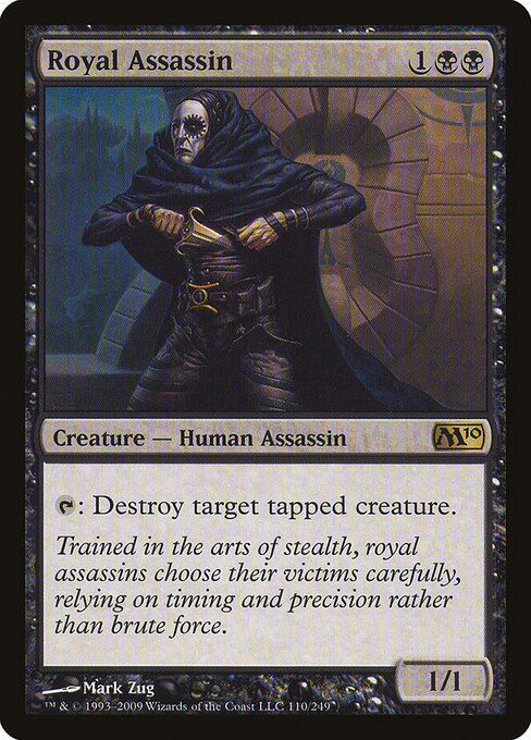 皇家刺客 (Royal Assassin) - Magic 2010 (#110) - Illustrated by Mark Zug - Magic: The Gathering Card