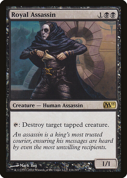 皇家刺客 (Royal Assassin) - Magic 2011 (#116) - Illustrated by Mark Zug - Magic: The Gathering Card