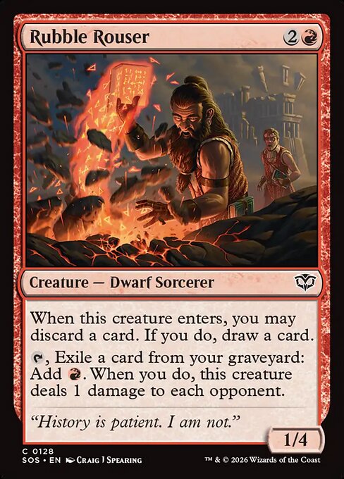 Rubble Rouser - Secrets of Strixhaven Magic card