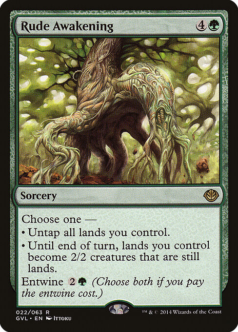 Rude Awakening - Duel Decks Anthology: Garruk vs. Liliana Magic card