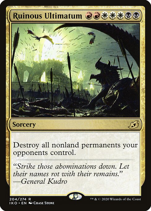 Ruinous Ultimatum - Ikoria: Lair of Behemoths Magic card