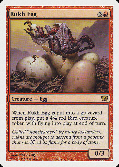 Rukh Egg - Ninth Edition Magic card