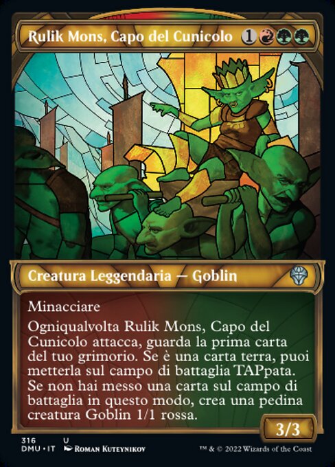 Rulik Mons, chef de terrier (Rulik Mons, Warren Chief) - Dominaria United (#217) - Illustrated by Tuan Duong Chu - Magic: The Gathering Card