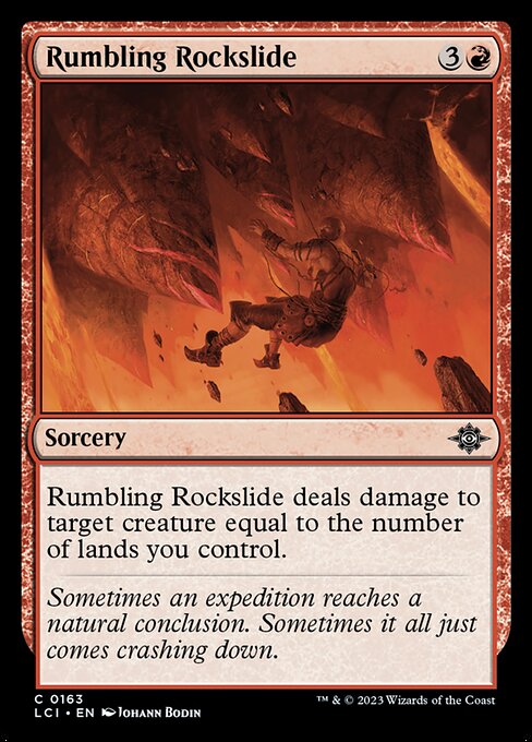 Rumbling Rockslide - The Lost Caverns of Ixalan Magic card