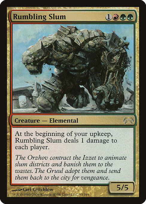Rumbling Slum - Planechase Magic card