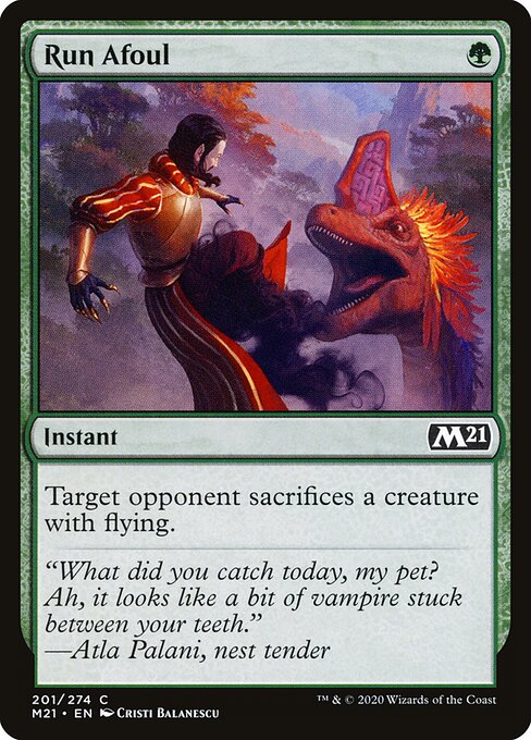 Run Afoul - Core Set 2021 Magic card