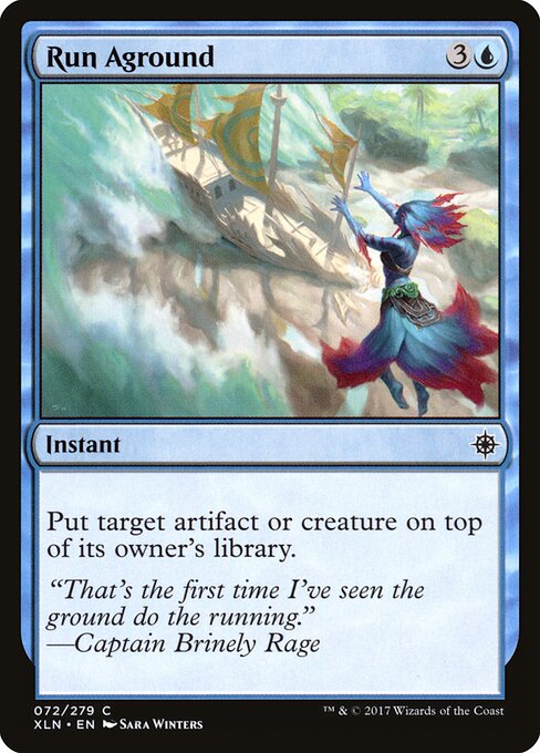 Run Aground - Ixalan Magic card