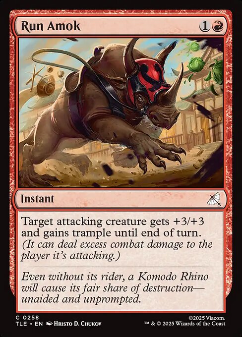 Run Amok - Avatar: The Last Airbender Eternal Magic card