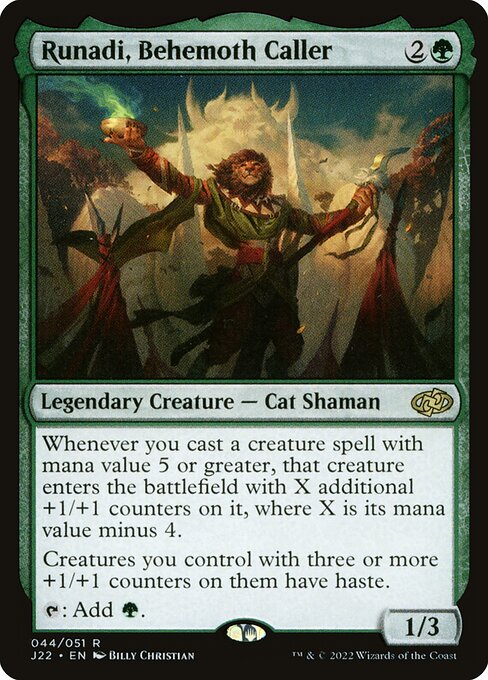 Runadi, Behemoth Caller - Jumpstart 2022 Magic card