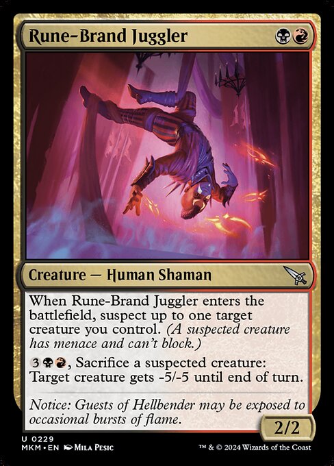 Rune-Brand Juggler - Murders at Karlov Manor Magic card