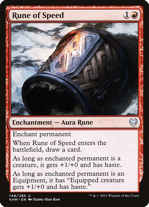 Rune of Speed - Kaldheim Magic card
