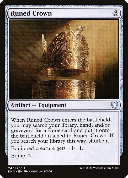 Runed Crown - Kaldheim Magic card