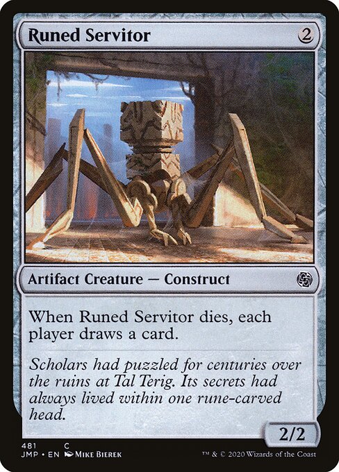 Runed Servitor - Jumpstart Magic card