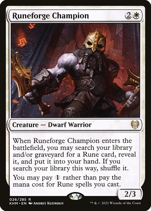 Runeforge Champion - Kaldheim Magic card