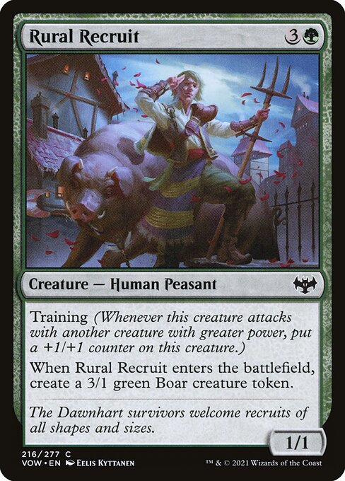 Rural Recruit - Innistrad: Crimson Vow Magic card