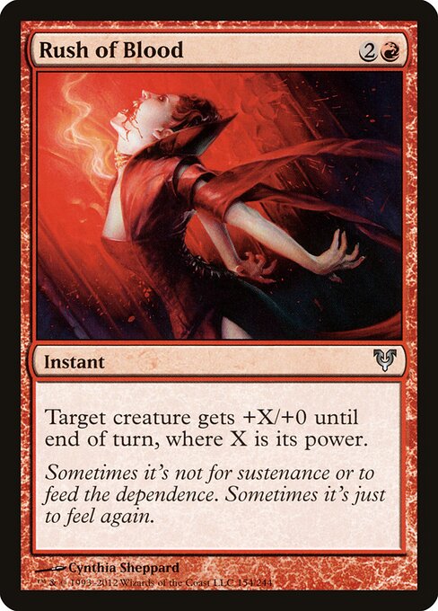 Rush of Blood - Avacyn Restored Magic card