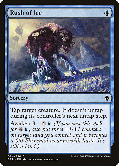 Rush of Ice - Battle for Zendikar Magic card