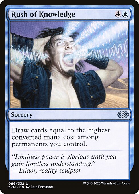 Rush of Knowledge - Double Masters Magic card