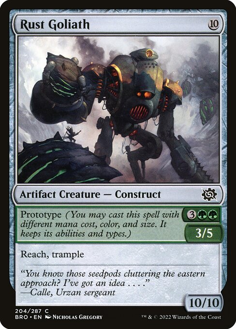 Rust Goliath - The Brothers' War Magic card
