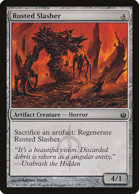 Rusted Slasher - Mirrodin Besieged Magic card