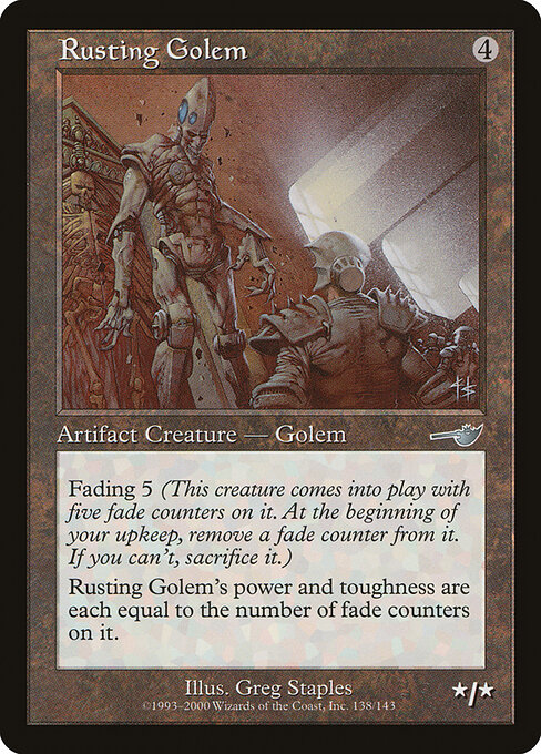 Rusting Golem - Nemesis Magic card