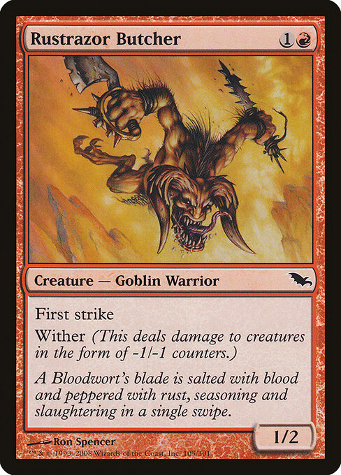 Rustrazor Butcher - Shadowmoor Magic card