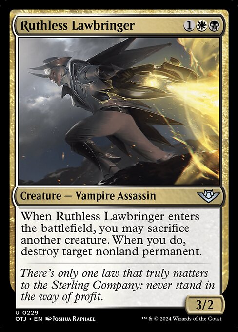 Ruthless Lawbringer - Outlaws of Thunder Junction Magic card