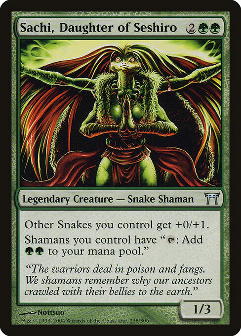 Sachi, Daughter of Seshiro - Champions of Kamigawa Magic card