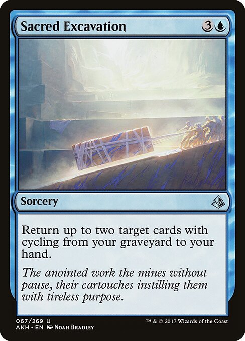 Sacred Excavation - Amonkhet Magic card