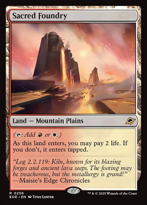 Sacred Foundry - Edge of Eternities Magic card