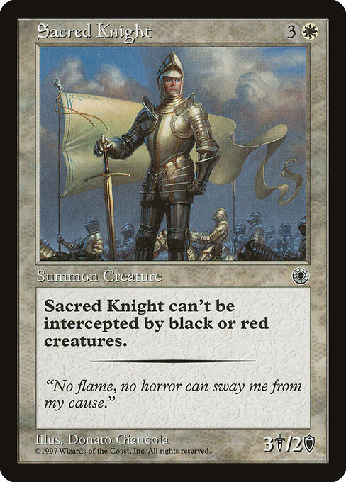 Sacred Knight - Portal Magic card