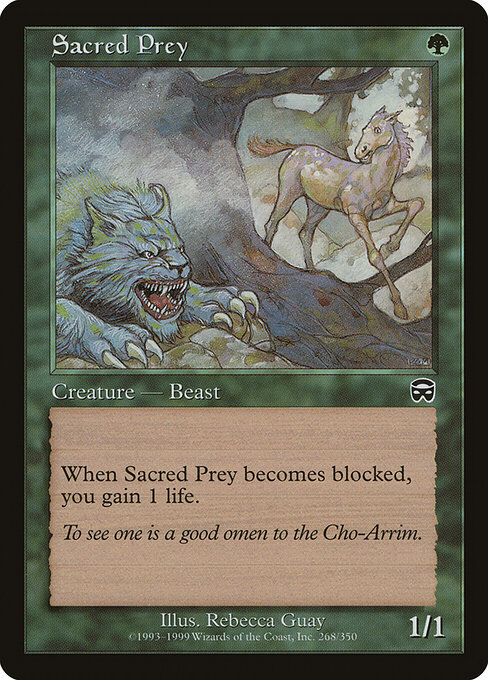 Sacred Prey - Mercadian Masques Magic card