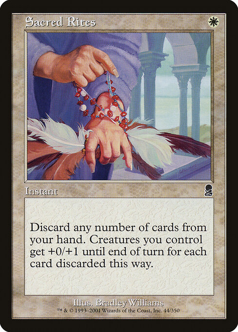 Sacred Rites - Odyssey Magic card