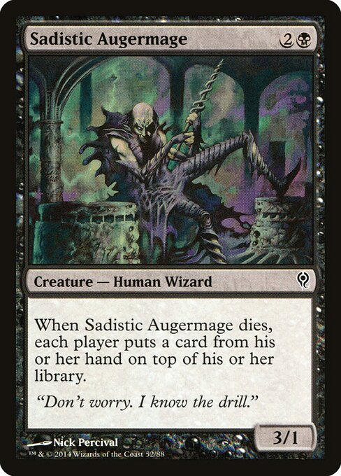 Sadistic Augermage - Duel Decks: Jace vs. Vraska Magic card