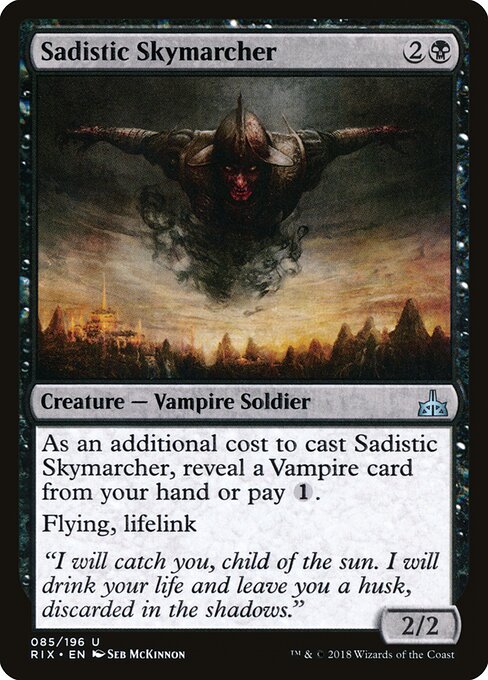 Sadistic Skymarcher - Rivals of Ixalan Magic card