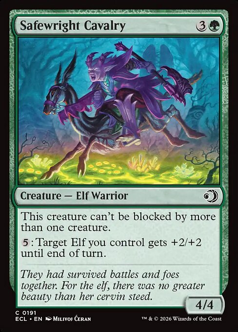 Safewright Cavalry - Lorwyn Eclipsed Magic card